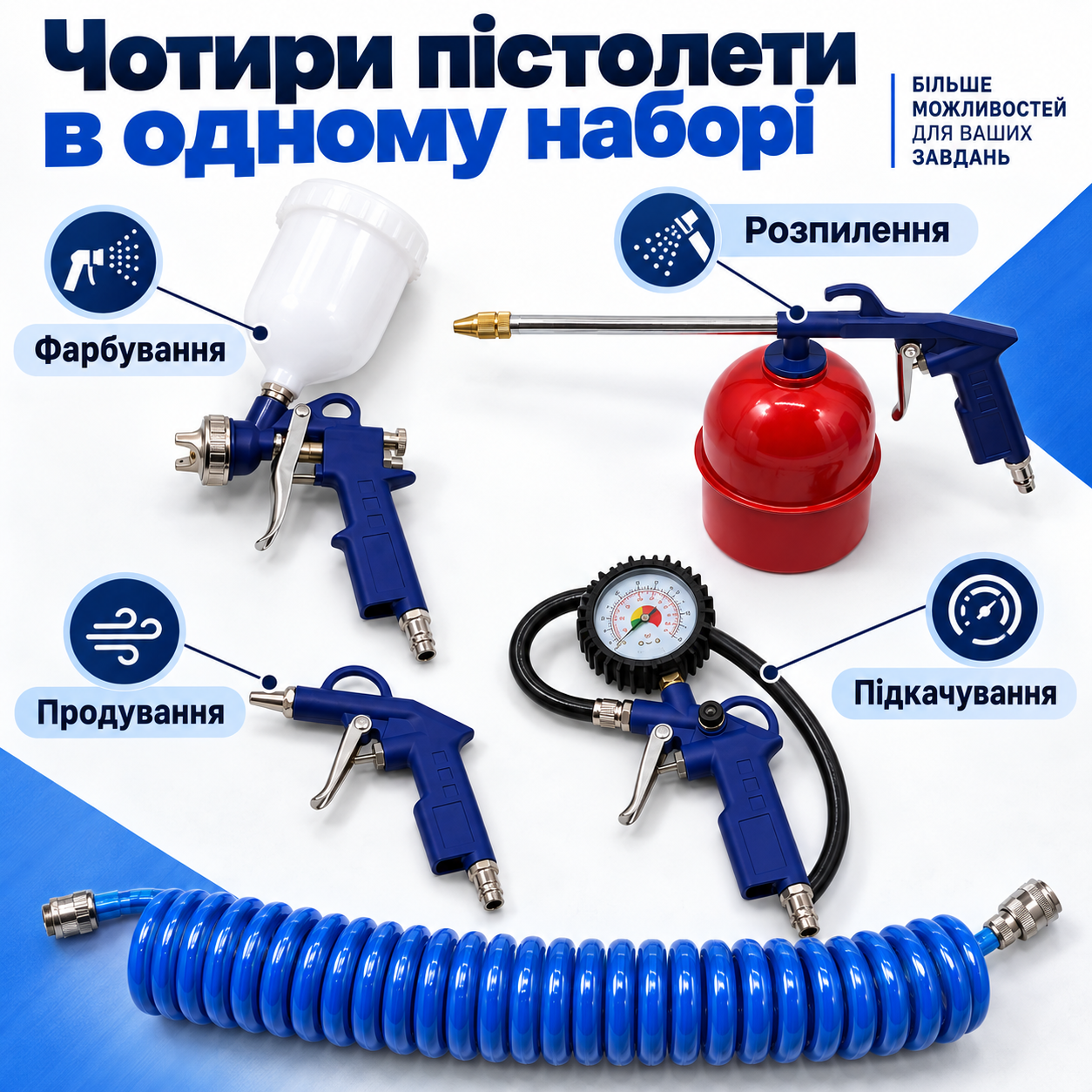 Чотири окремі інструменти