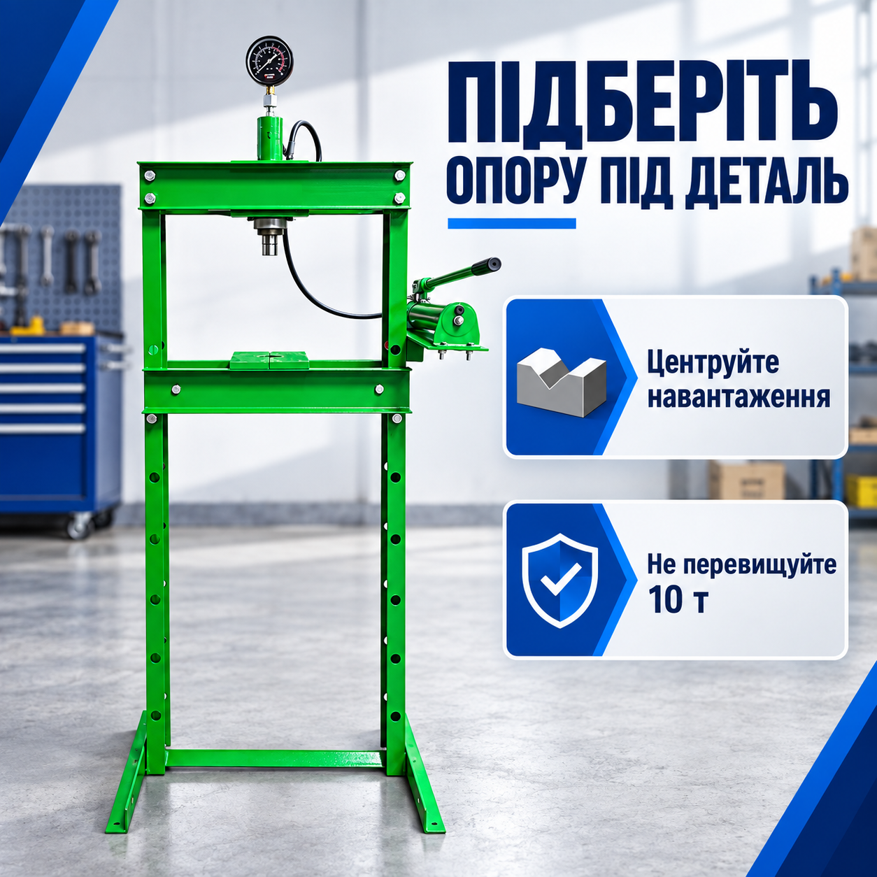 Підготовка місця роботи