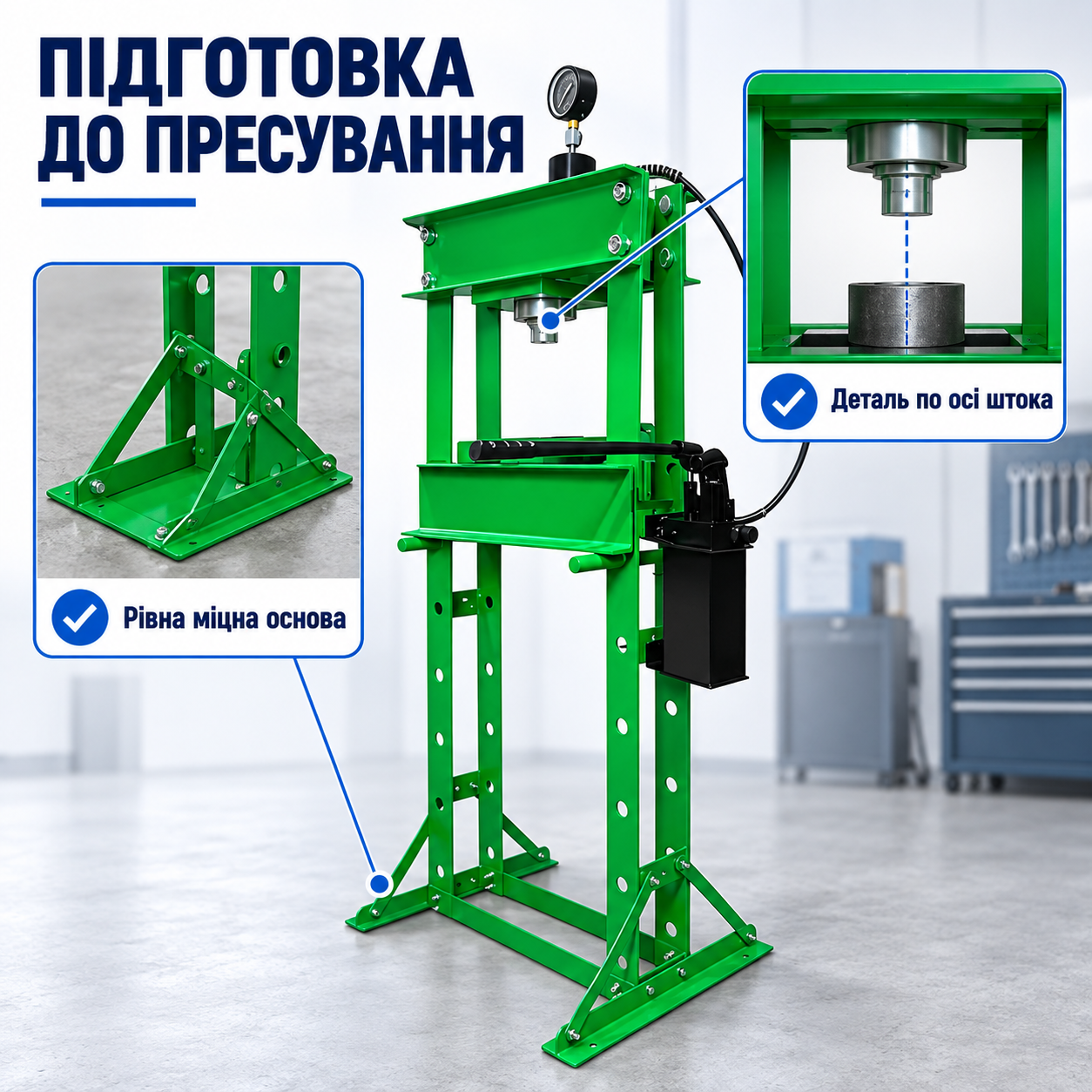 Підготовка місця роботи