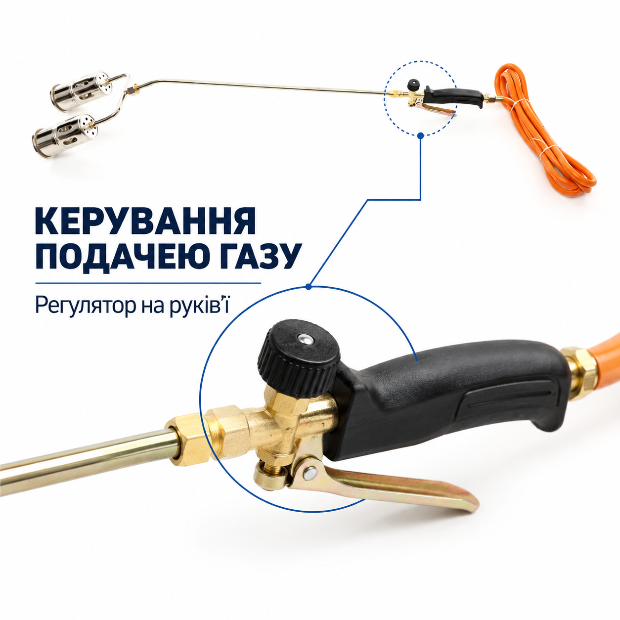 Регулятор біля руків’я