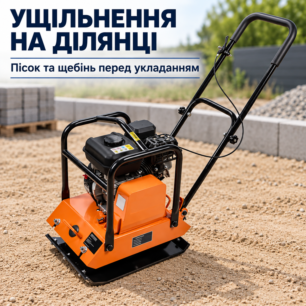 Засипка перед мощенням