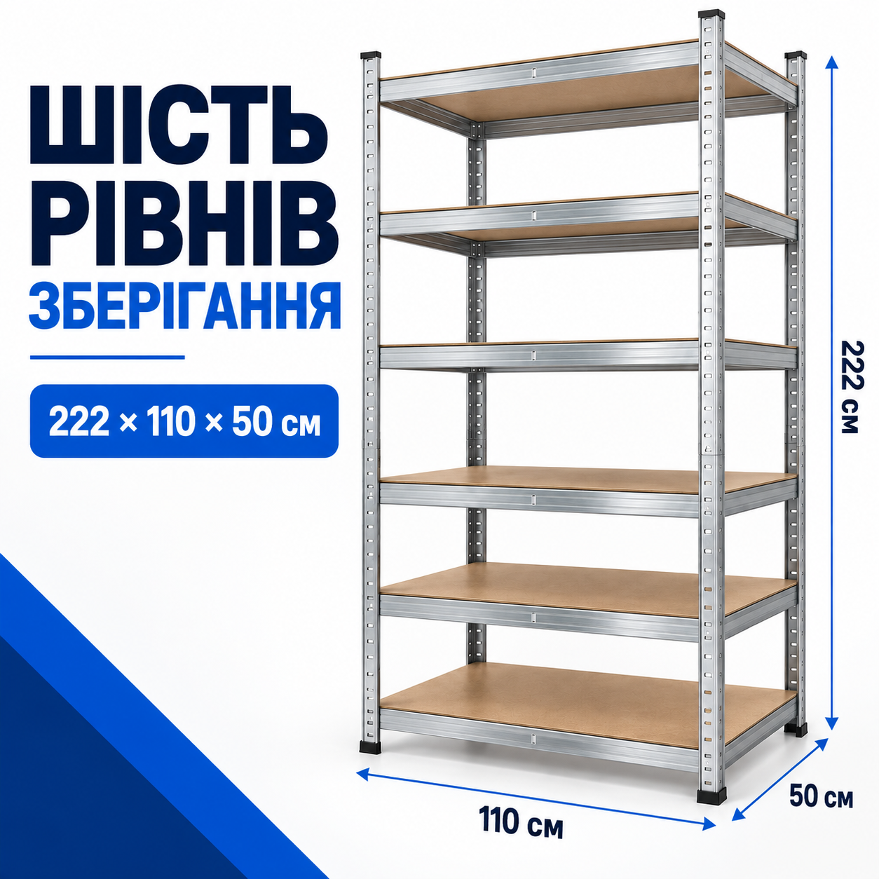 Шість рівнів зберігання