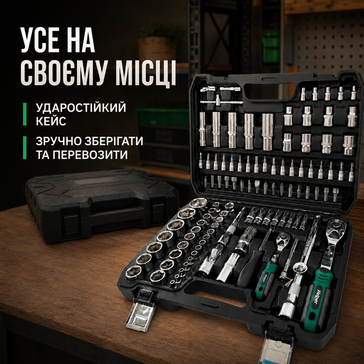 Набор ручного инструмента в ударопрочном кейсе