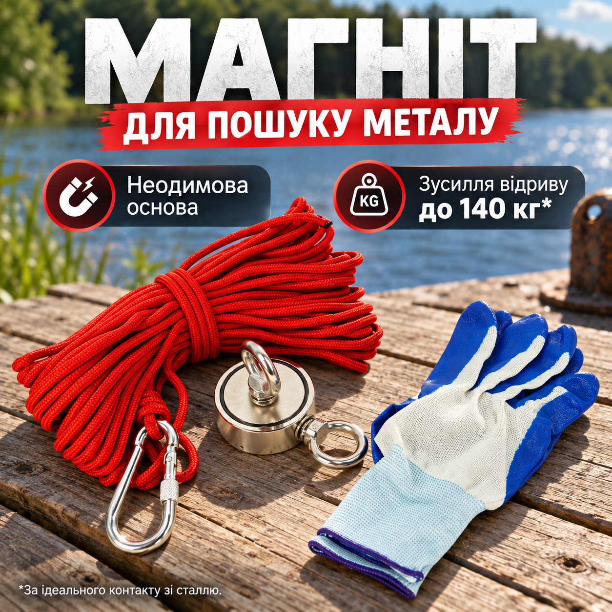 Сильное притяжение при хорошем контакте