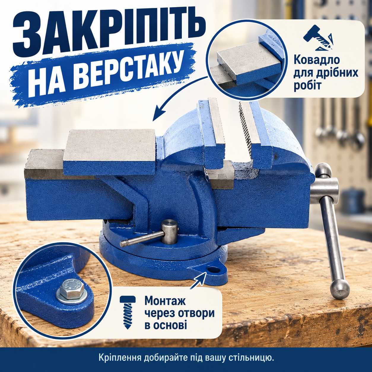 Монтаж на стільницю