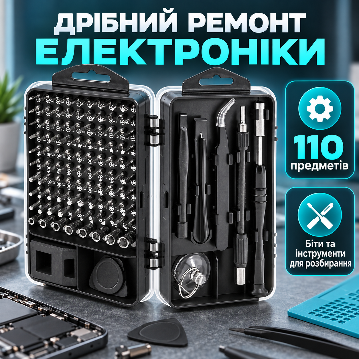 110 предметов для точного ремонта