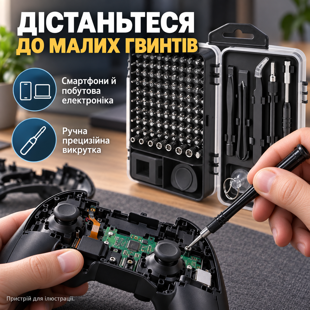 Для небольших винтов