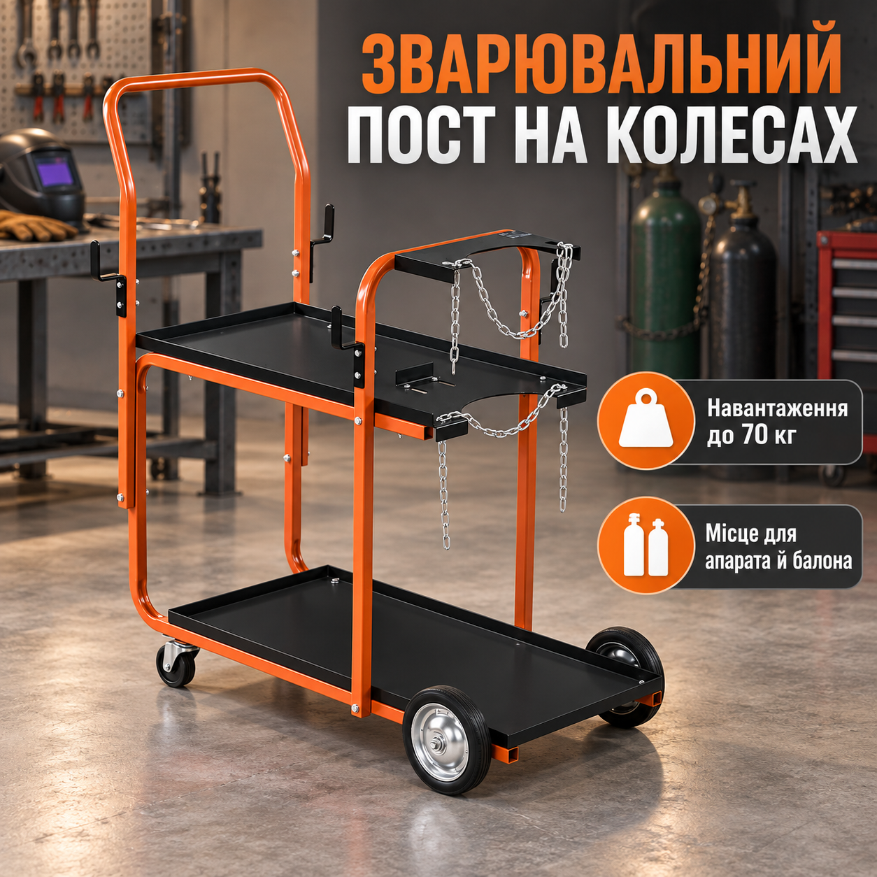 Сварочный пост на колесах