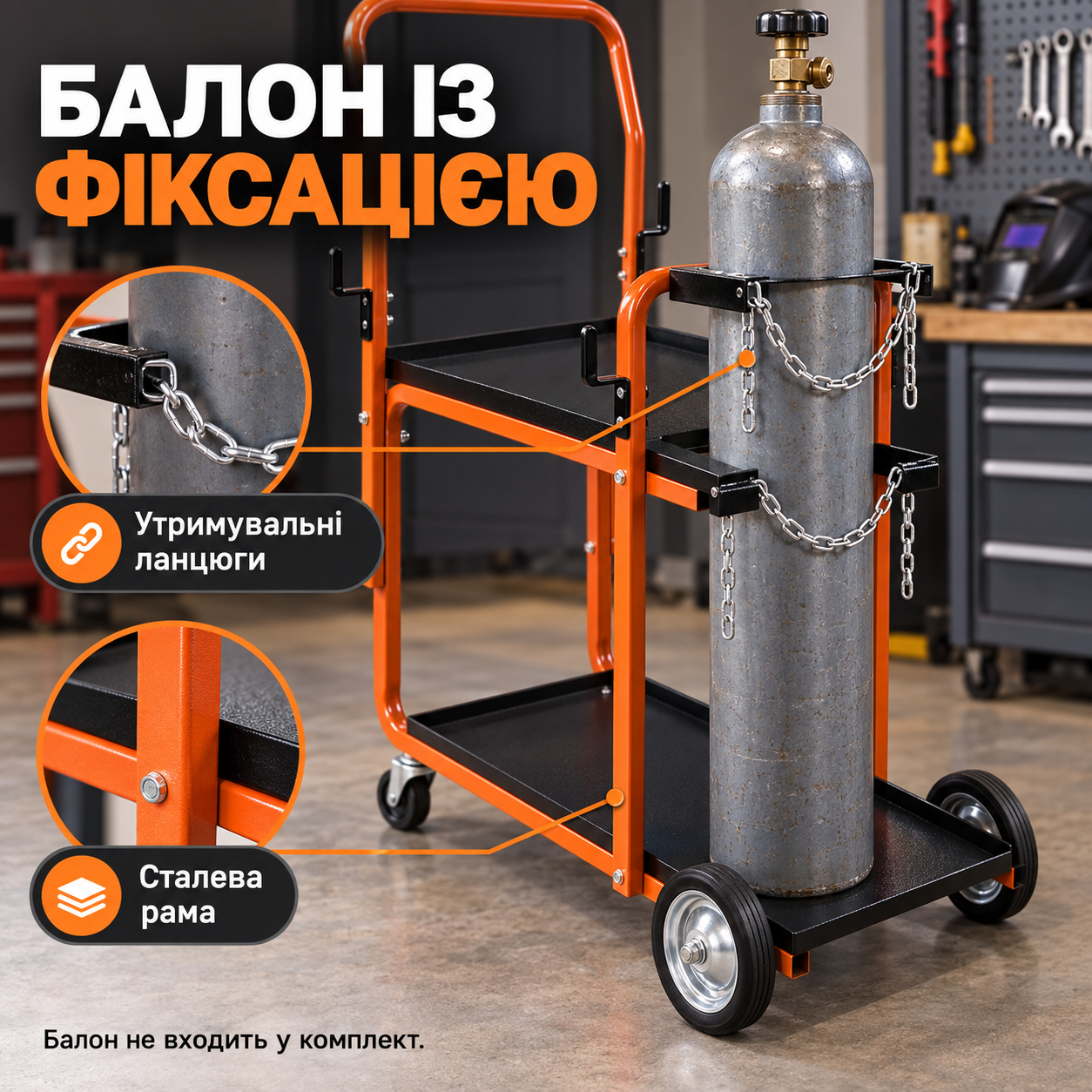 Отдельное место под баллон