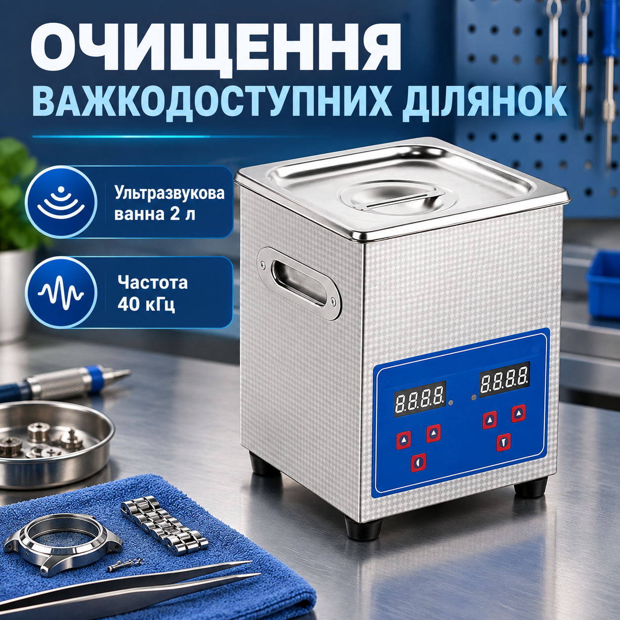 Очистка в объеме 2 литра