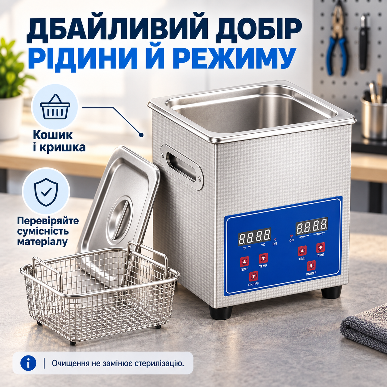 Корзина и крышка