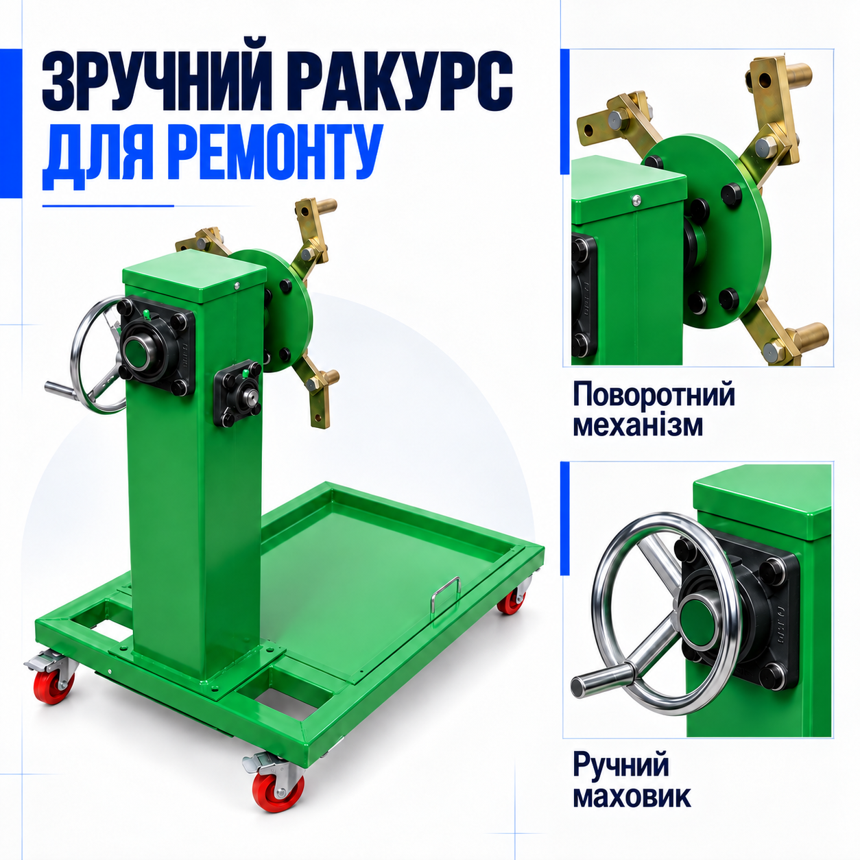 Ручний поворот замість перестановки