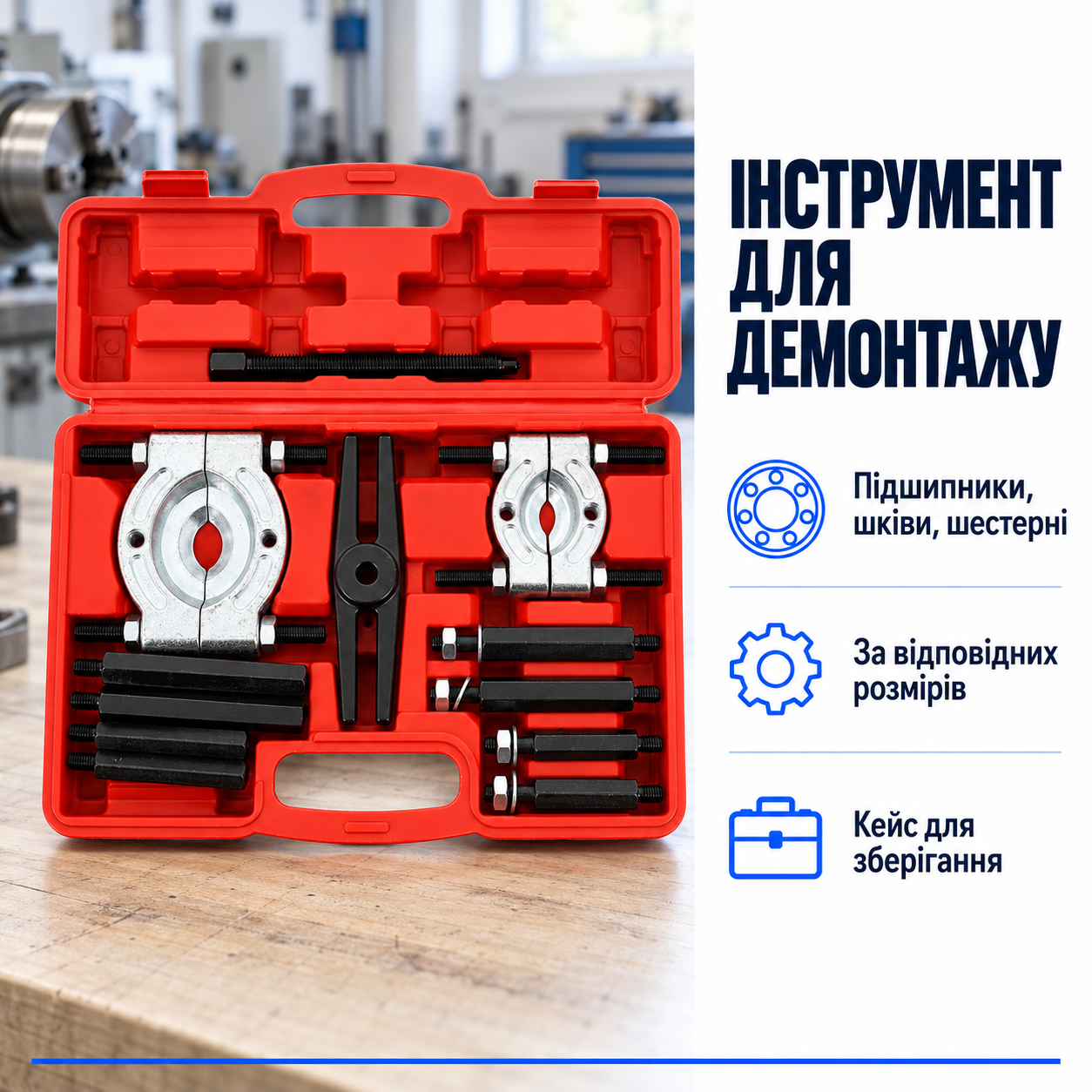 Деталі набору не губляться