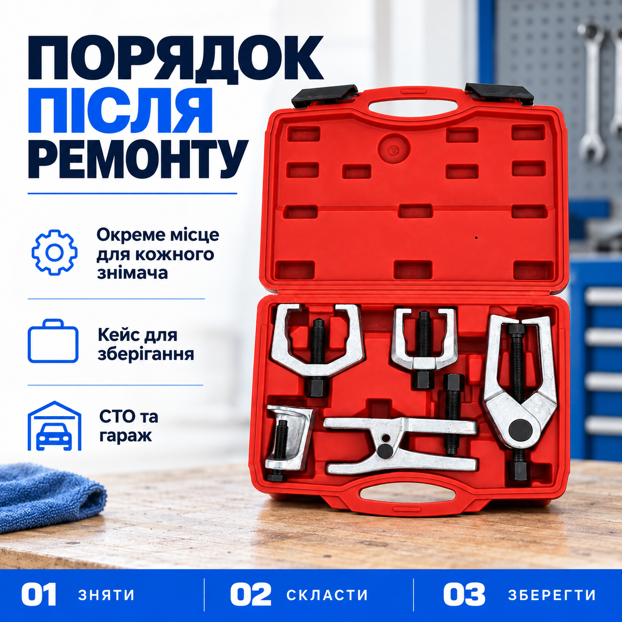 Пять инструментов в одном кейсе