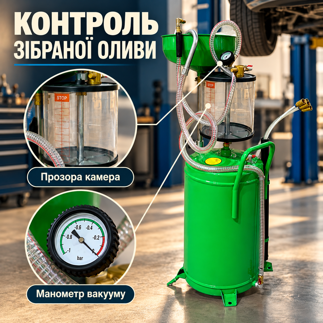 Прозора камера та контроль вакууму