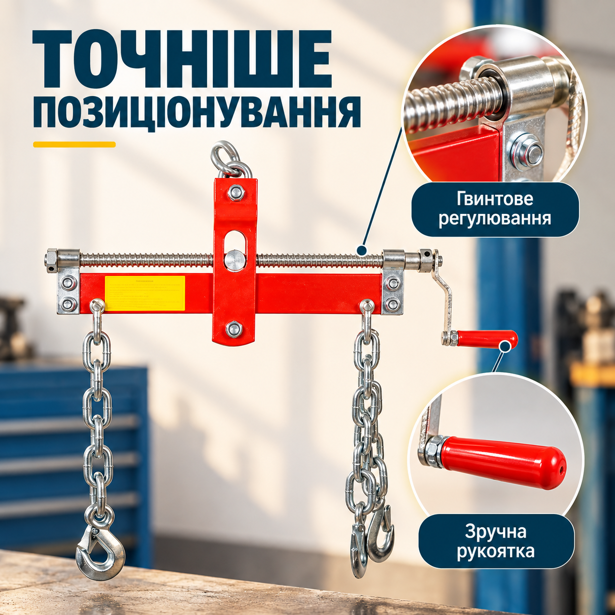 Гвинтове регулювання замість випадкового нахилу