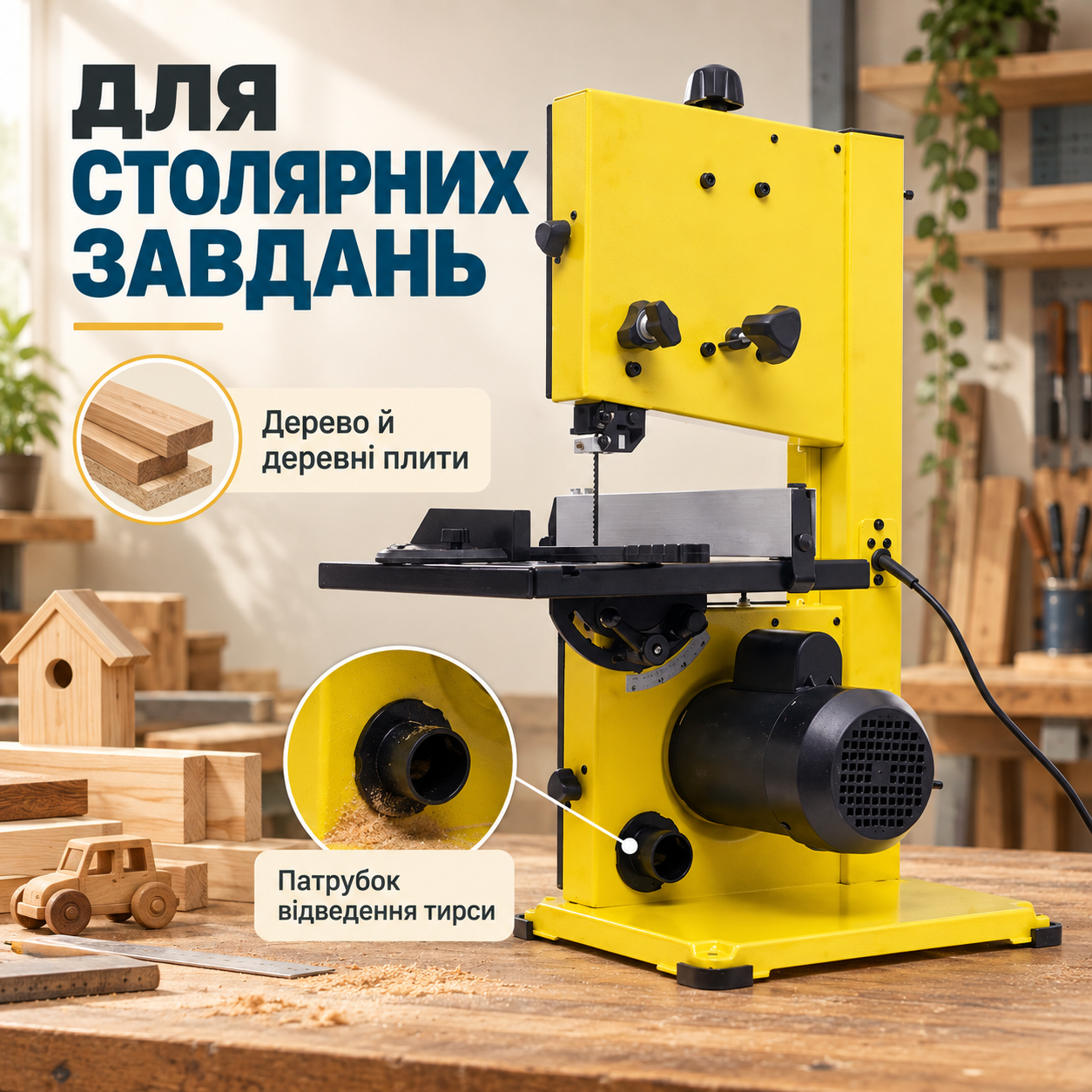 Робоче місце без зайвої тирси