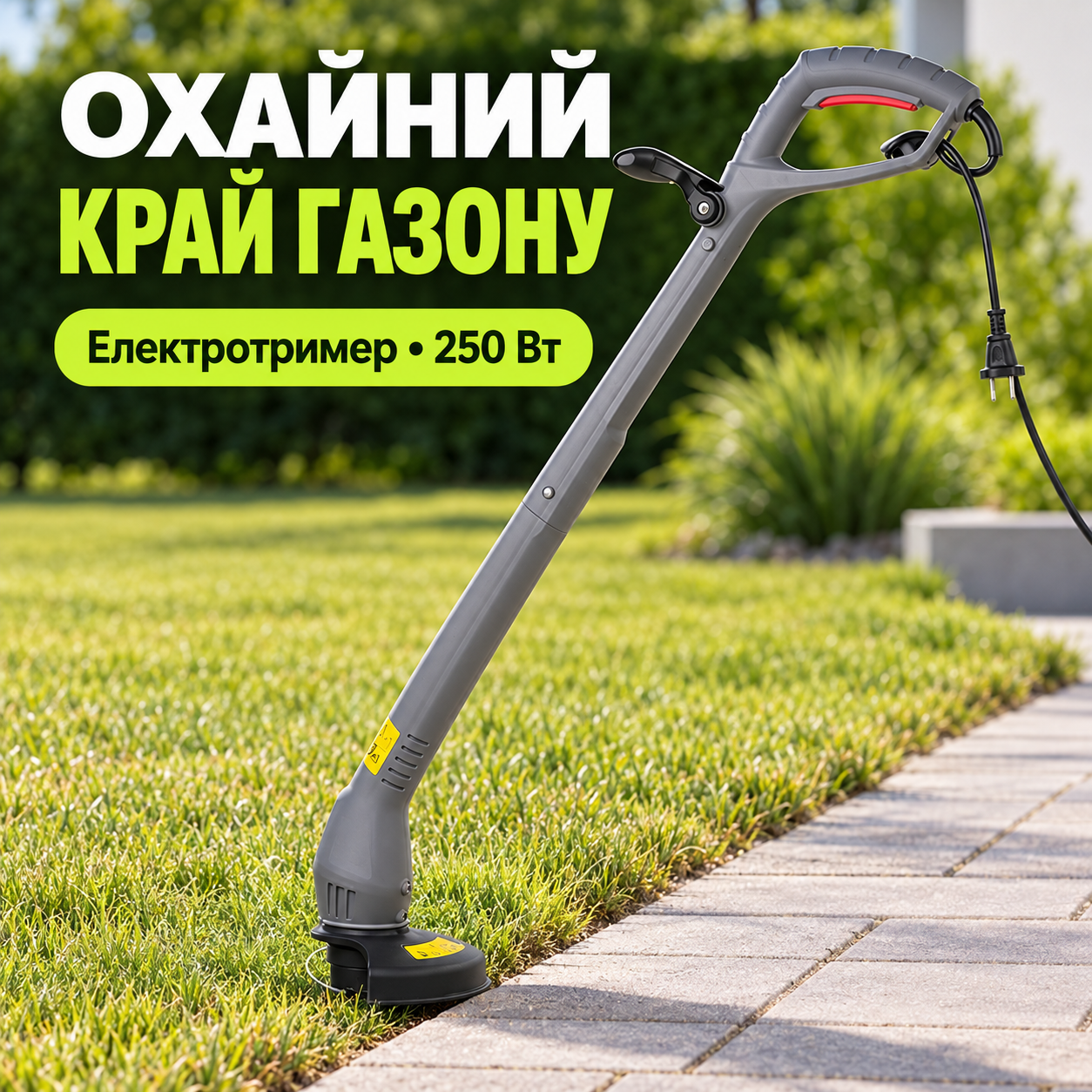 Уход за краями газона