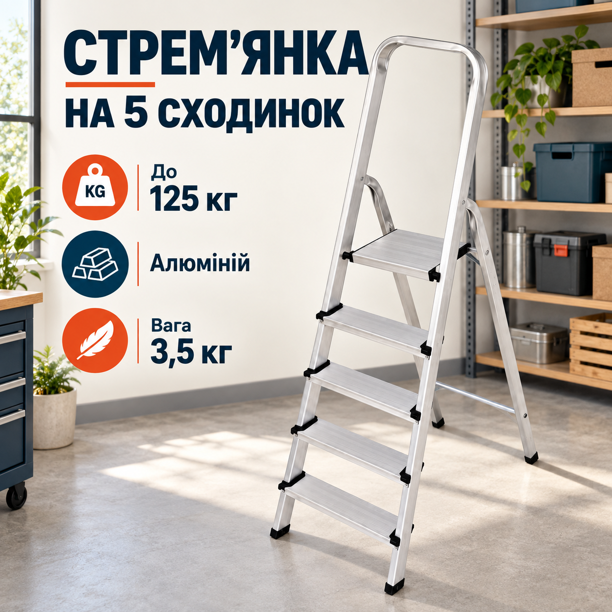 Доступ до верхніх полиць