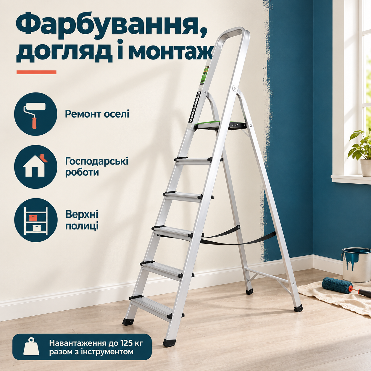 Від фарбування до догляду за приміщенням