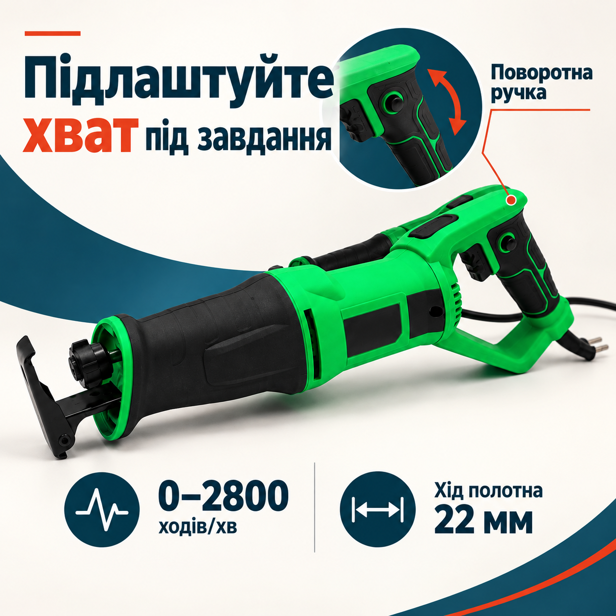 Положення руків’я під робочу задачу
